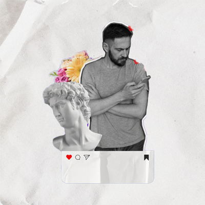 03 Men using phone to represent niche