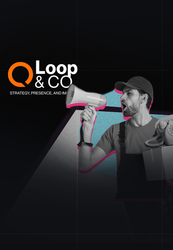 landing page_mockup Loop & Co creative marketing projects